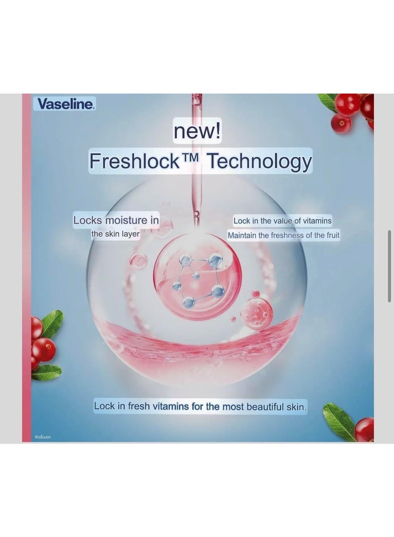 Vaseline Superfood Freshlock Cranberry Lotion 320ml - Image 3